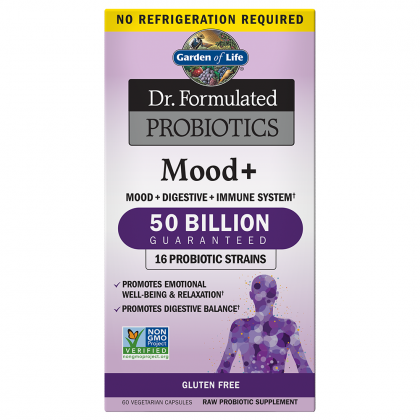 Garden of Life PROBIOTICS Mood+ Пробиотик за Емоционало здраве и Спокойствие