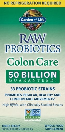 RAW Probiotics COLON CARE - Пробиотик за Храносмилателно Здраве