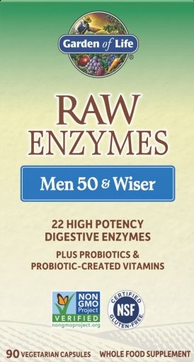 RAW Enzymes Мen 50+ - Ензими за Мъже над 50г.