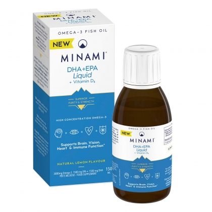 EPA+DHA Liquid + Vitamin D3 - Течна Омега-3 + Витамин D3