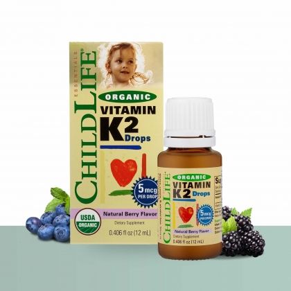 VITAMIN K2 - Течен Витамин K2 за Бебета и Деца