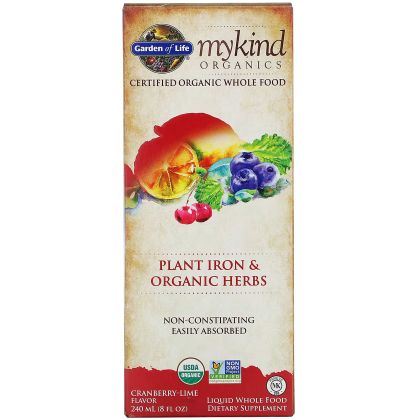 mykind Iron & Herbs - Течно Желязо с Билки