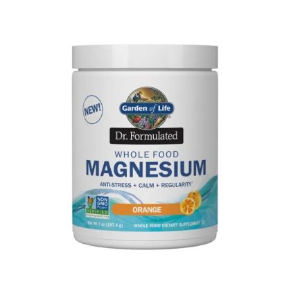 Whole Food Magnesium  - Пълноценен Магнезий за Пиене ПОРТОКАЛ / 197.4г