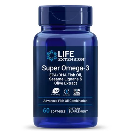 Super Omega-3 - Рибено масло с лигнани от сусам и маслинов екстракт