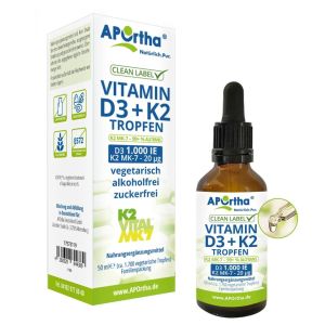 Vitamin D3+K2 - Витамини D3+K2 Капки