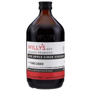 Organic Live Horseradish Apple Cider Vinegar - Органичен Ябълков оцет с БУКЕТ ОТ БИЛКИ И ХРЯН