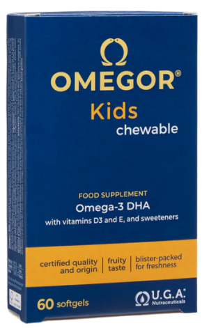 Omegor Kids Chewables - Дъвчащи Омега-3 за Деца